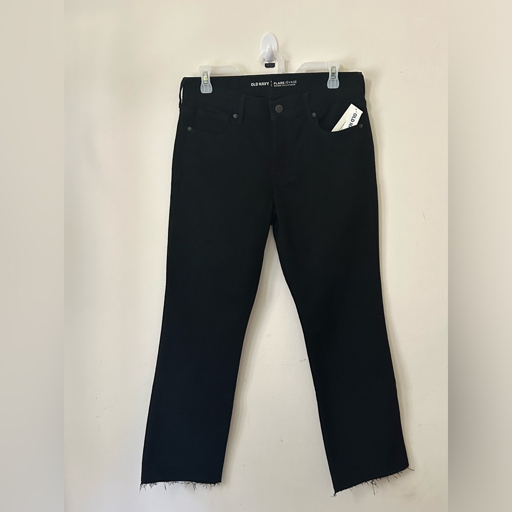 Old Navy Midrise Cropped Flare Jeans